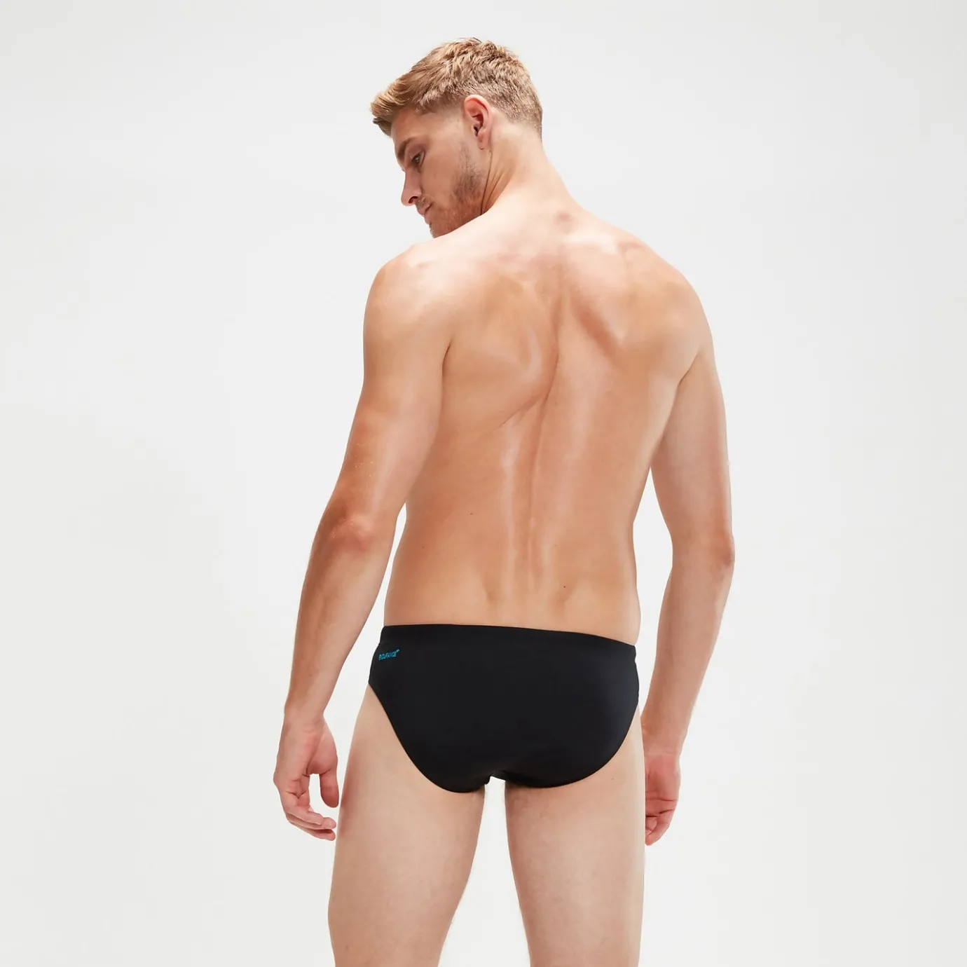 Men's Hyper Boom Splice Brief Black/Blue*Speedo Shop