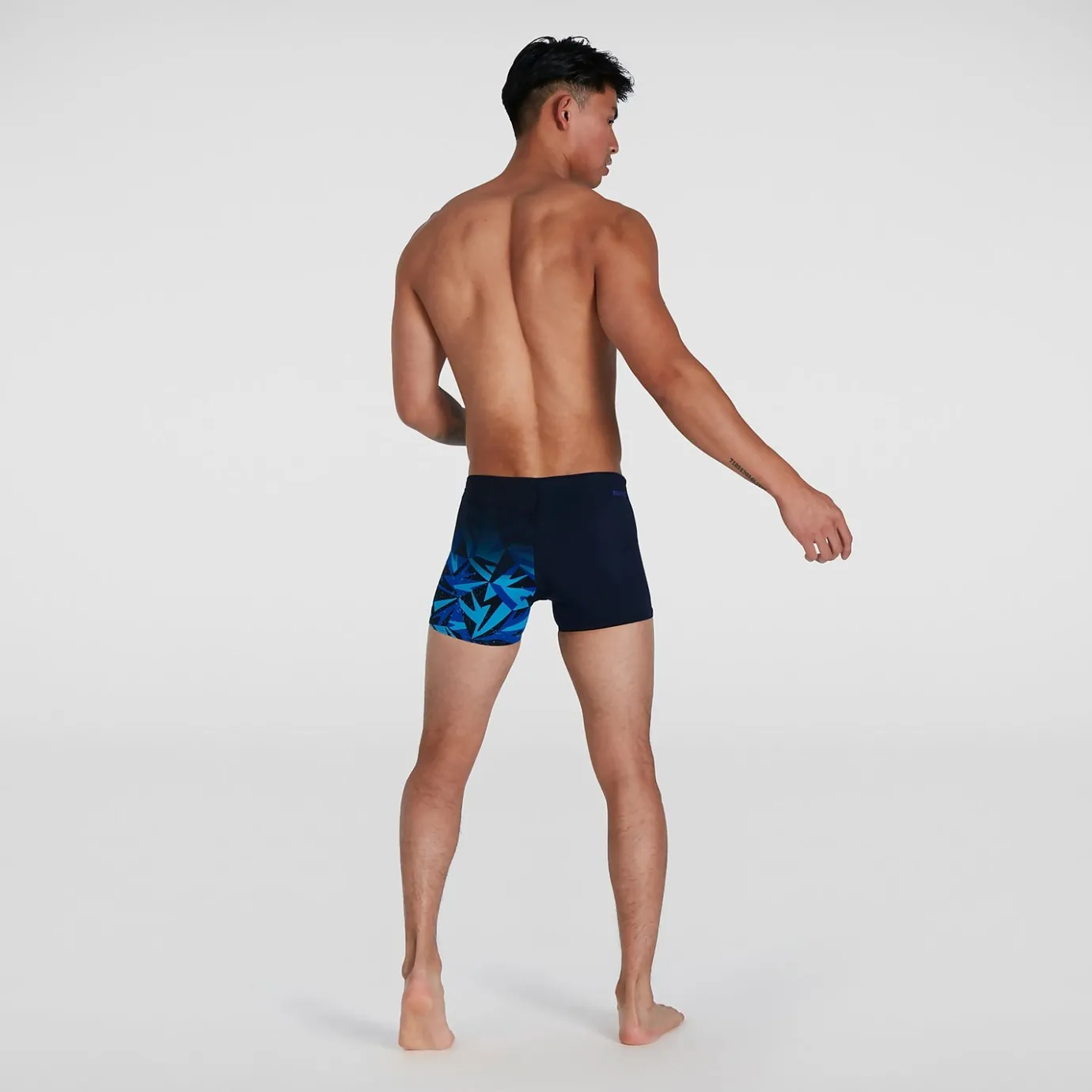 Men's Hyper Boom V-Cut Aquashort Black/Blue*Speedo Cheap