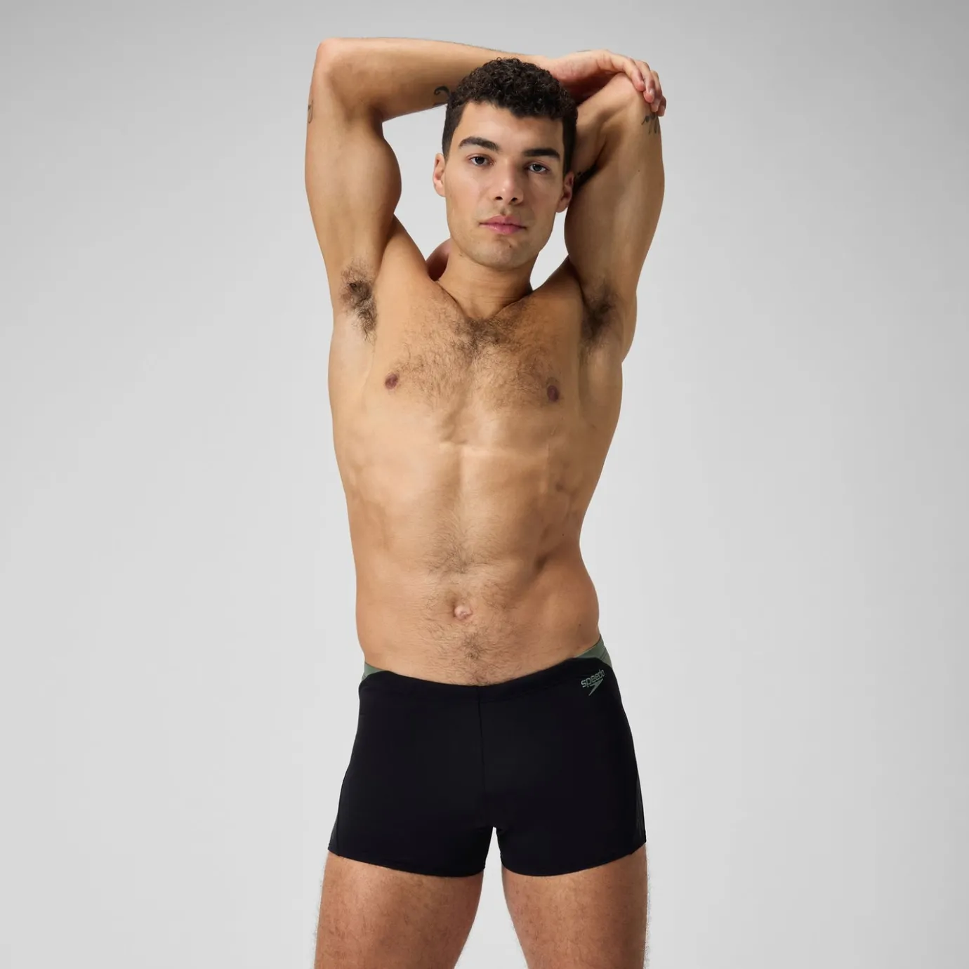 Men's Hyperboom Splice Aquashort Black/Green*Speedo Cheap