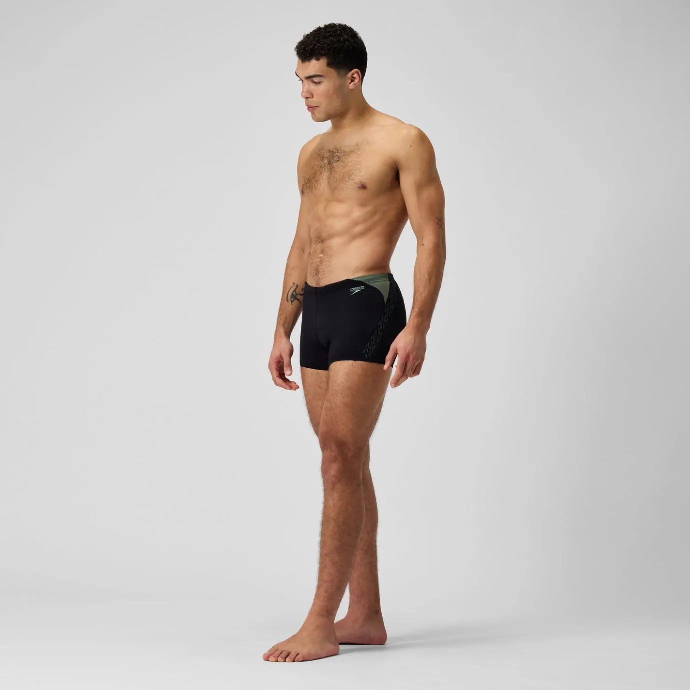 Men's Hyperboom Splice Aquashort Black/Green*Speedo Cheap