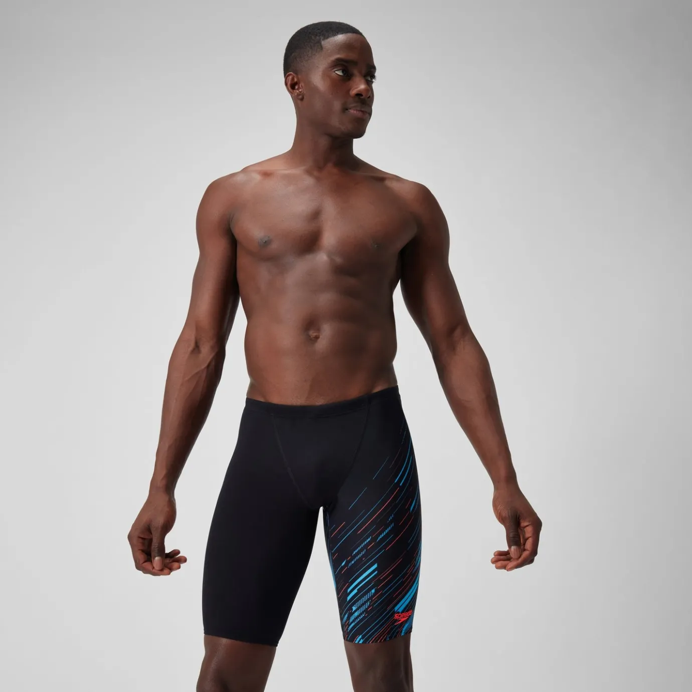Men's HyperBoom V-Cut Jammer Black/Blue*Speedo Best