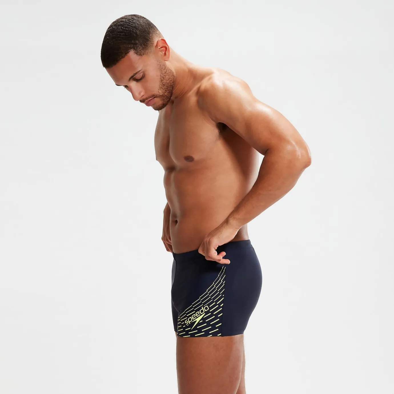 Men's Medley Logo Aquashorts Navy*Speedo Shop
