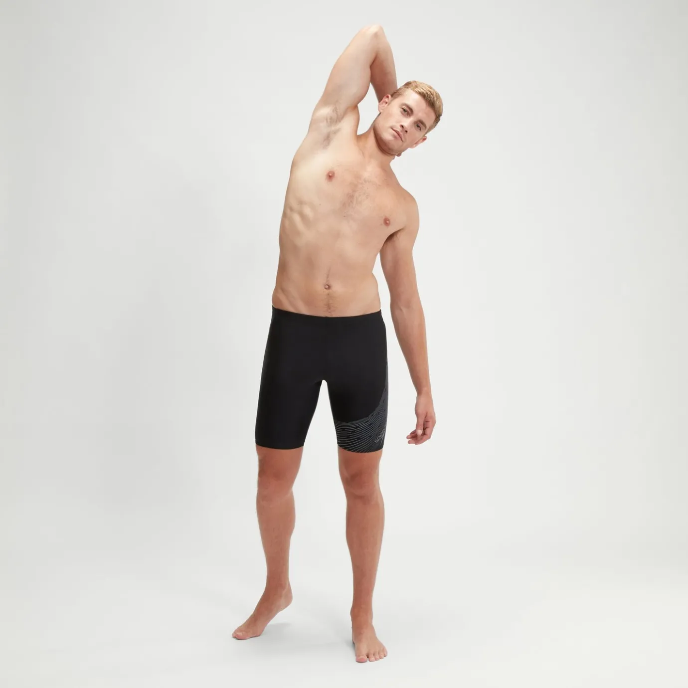 Men's Medley Logo Jammer Black/Grey*Speedo Best
