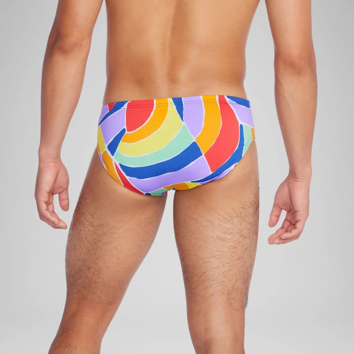 Men's Pride Printed One Brief Blue*Speedo Flash Sale