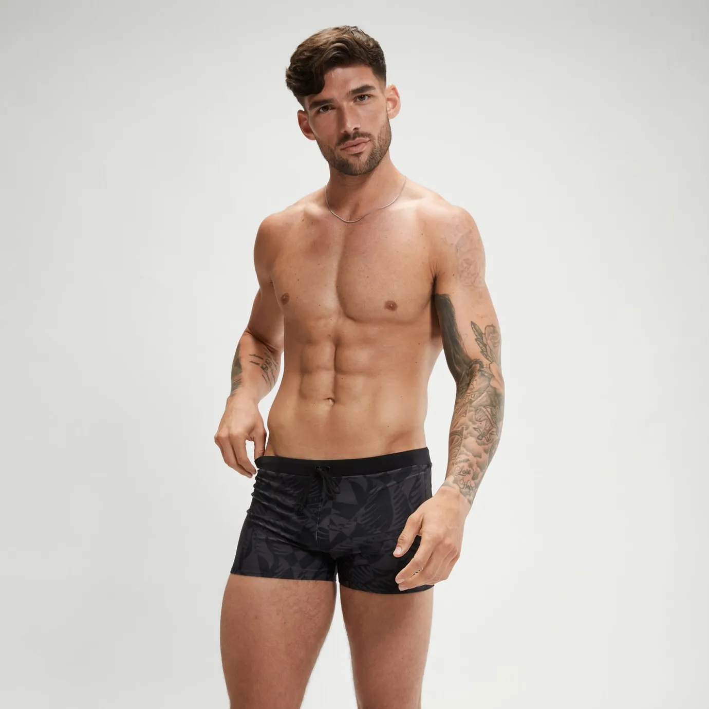 Men's Valmilton Aquashorts Black/Grey*Speedo New