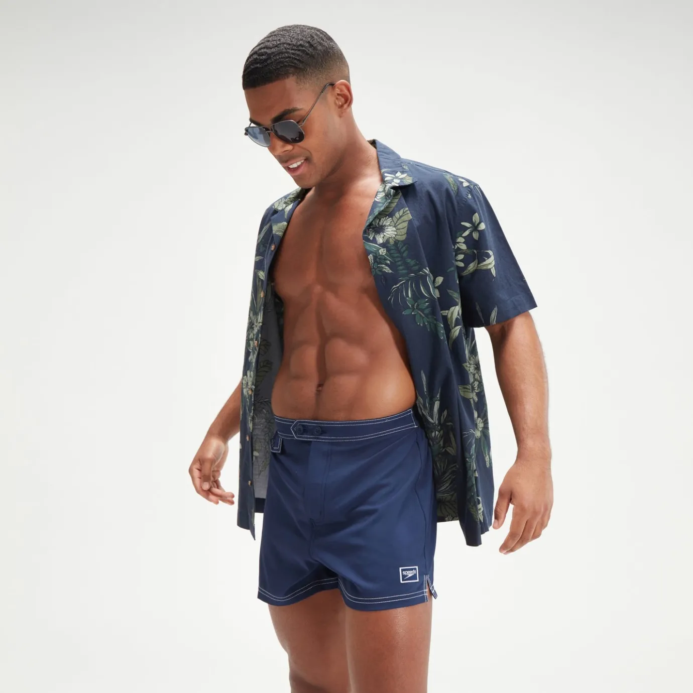 Men's Vintage 14" Swim Shorts Dark Blue*Speedo Cheap