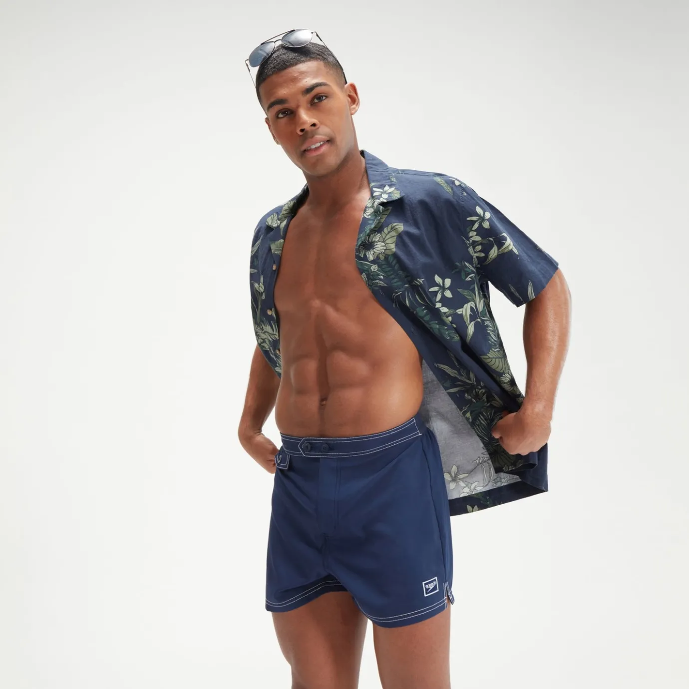 Men's Vintage 14" Swim Shorts Dark Blue*Speedo Cheap