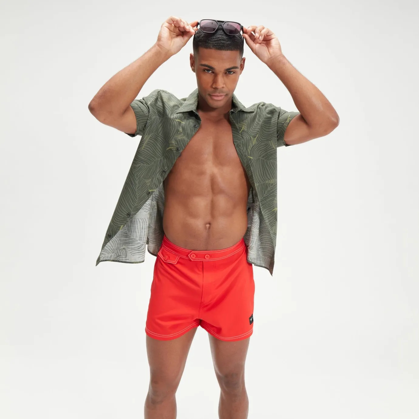 Men's Vintage 14" Swim Shorts Red*Speedo Discount