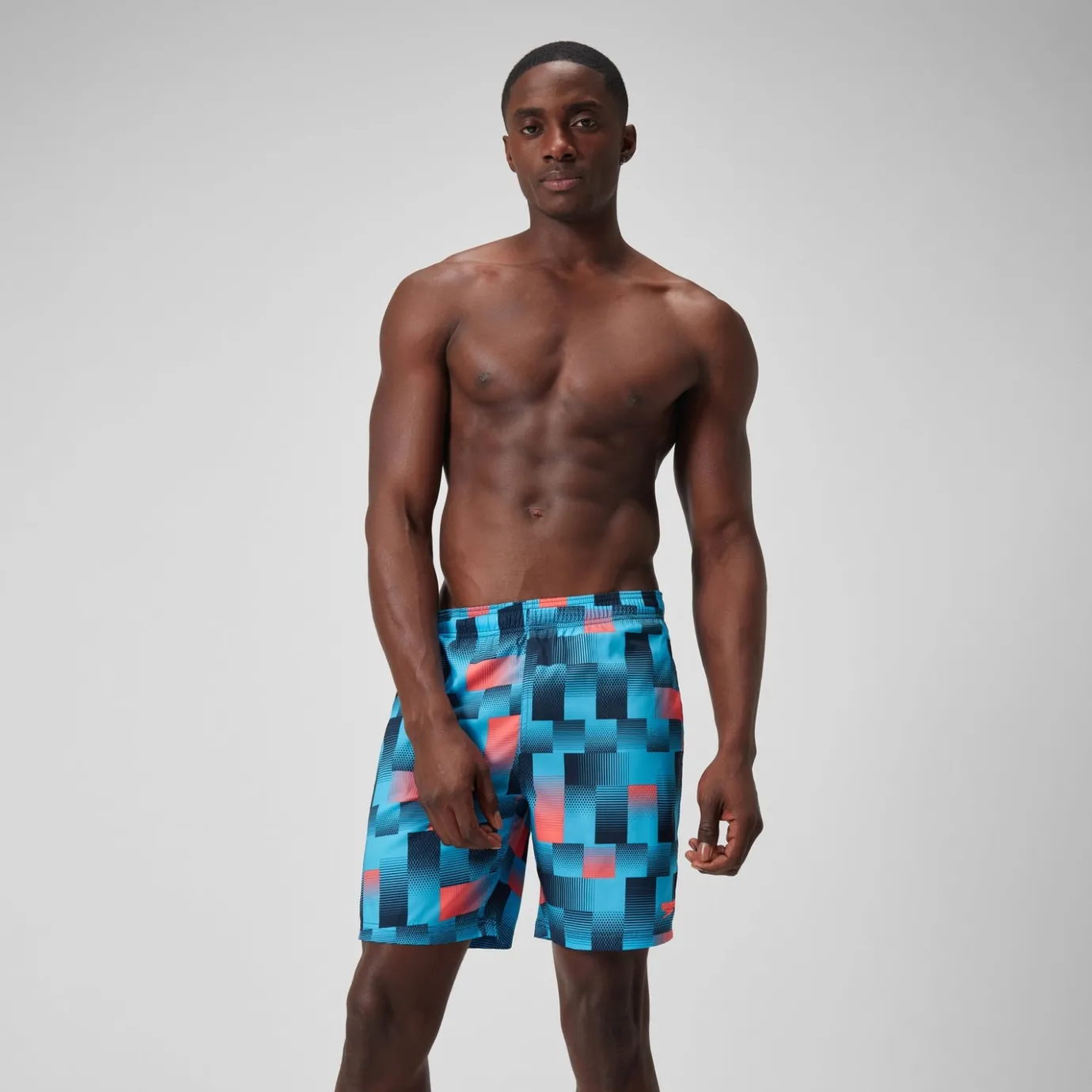 Men's Xpress Lite Allover 18" Swim Shorts Blue/Navy*Speedo Discount