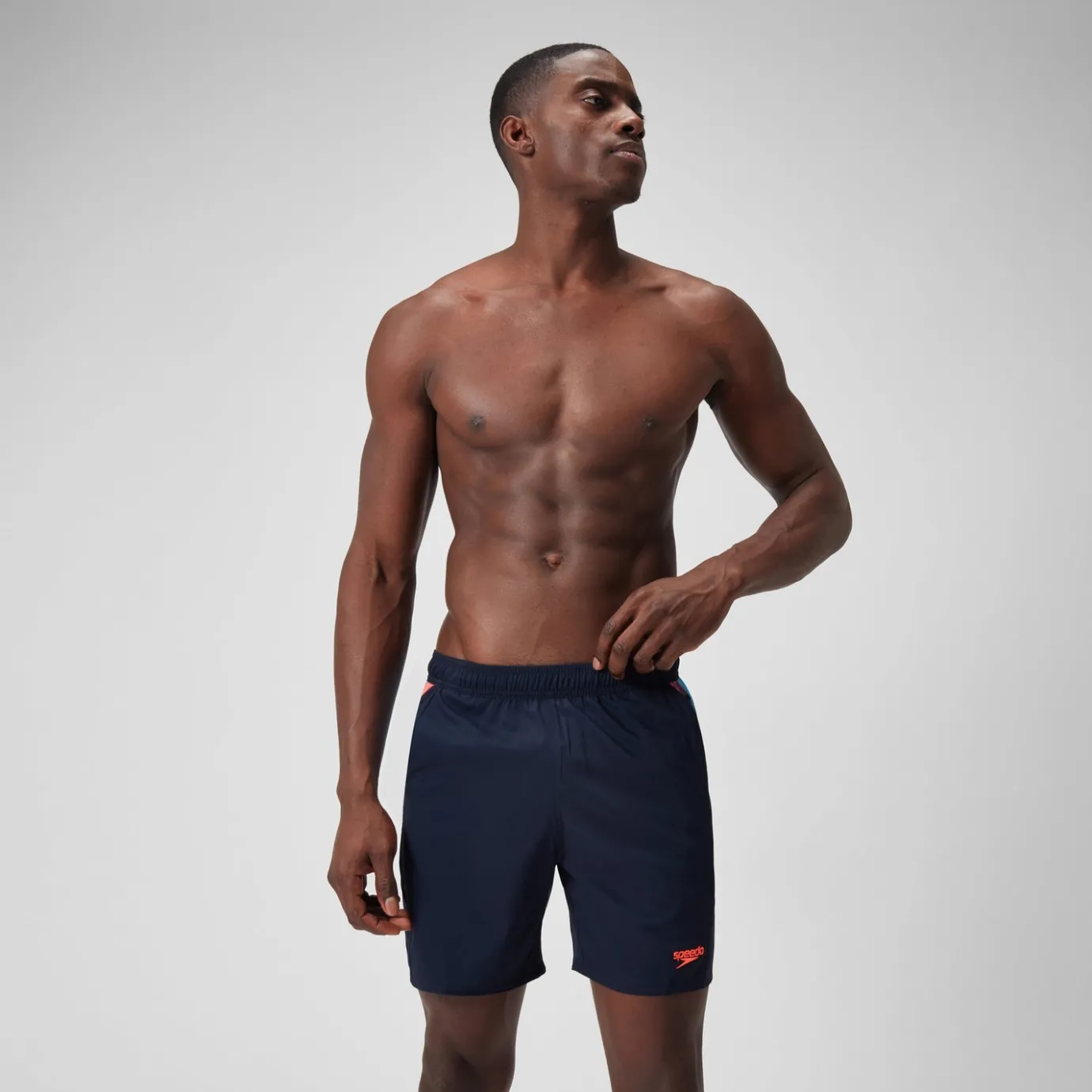 Men's Xpress Lite Panel 16" Swim Shorts Navy/Blue*Speedo Outlet