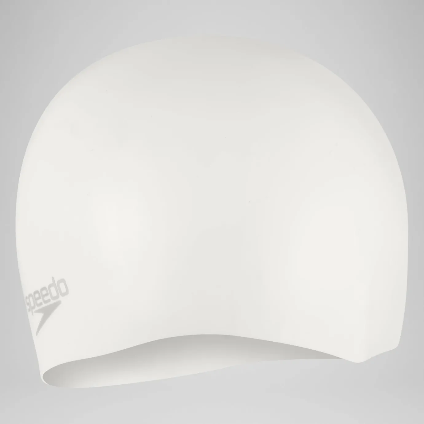 Plain Moulded Silicone Cap White*Speedo Outlet