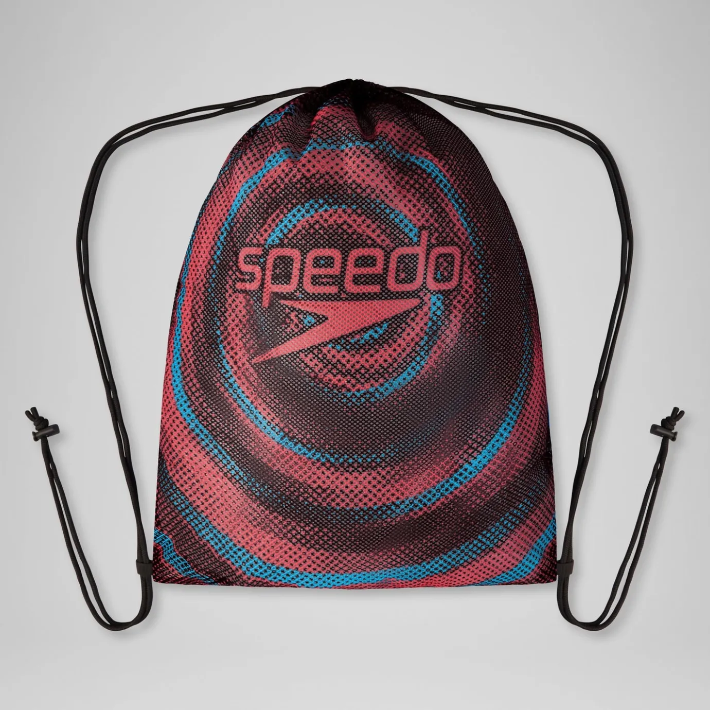 Printed  Mesh Bag Black/Red*Speedo Hot