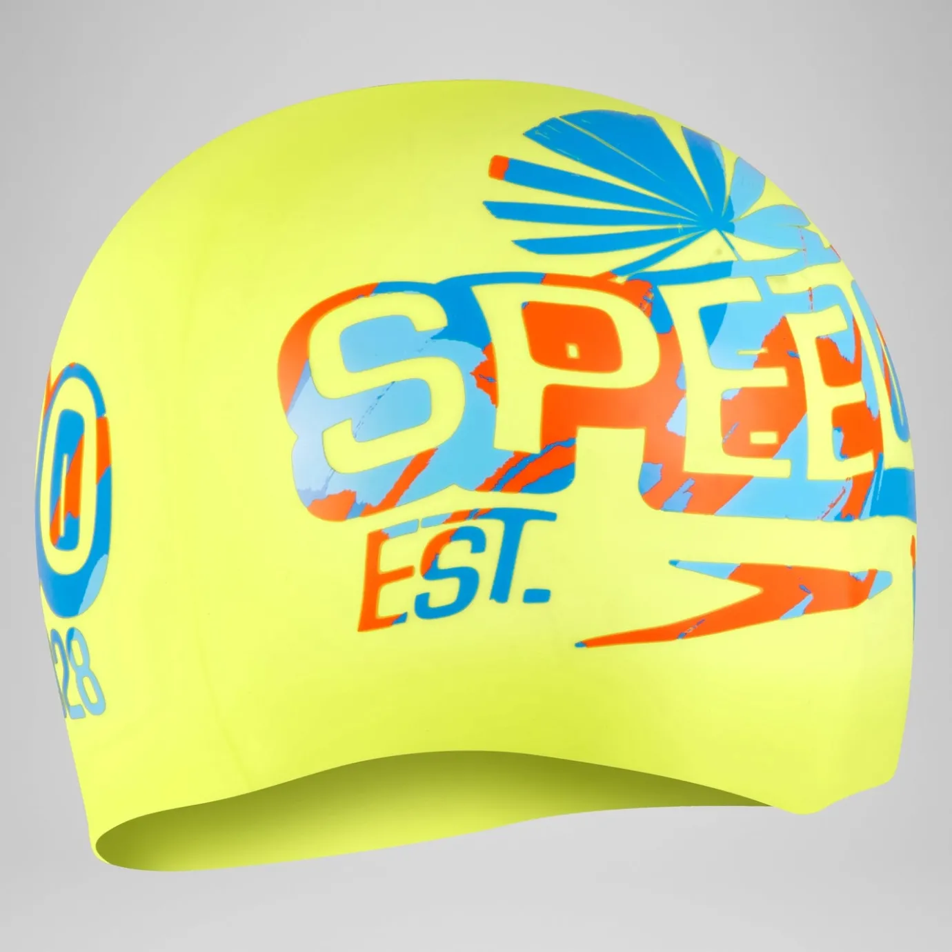 Printed Silicone Cap Yellow/Blue*Speedo Sale