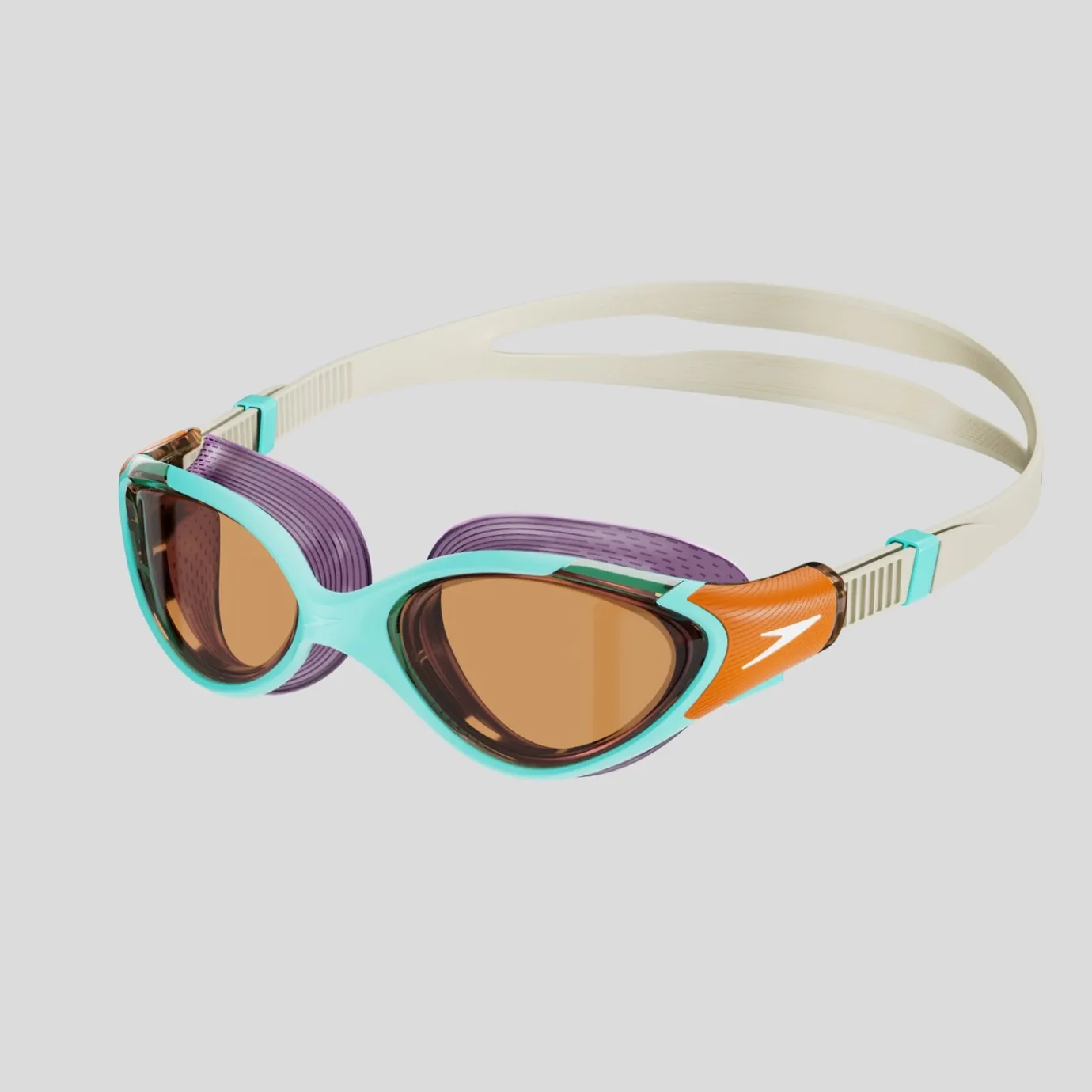 Women's Biofuse 2.0 Goggles Blue/Orange*Speedo New