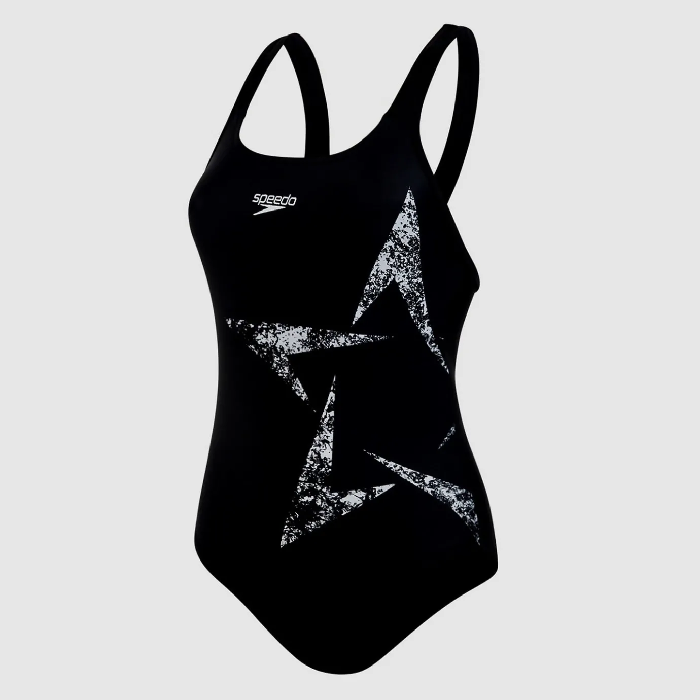 Women's Boomstar Placement Racerback Black/White*Speedo New