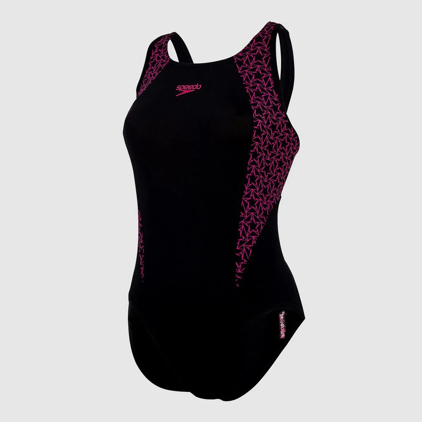 Women's Boomstar Splice Flyback Swimsuit Black/Pink*Speedo Flash Sale