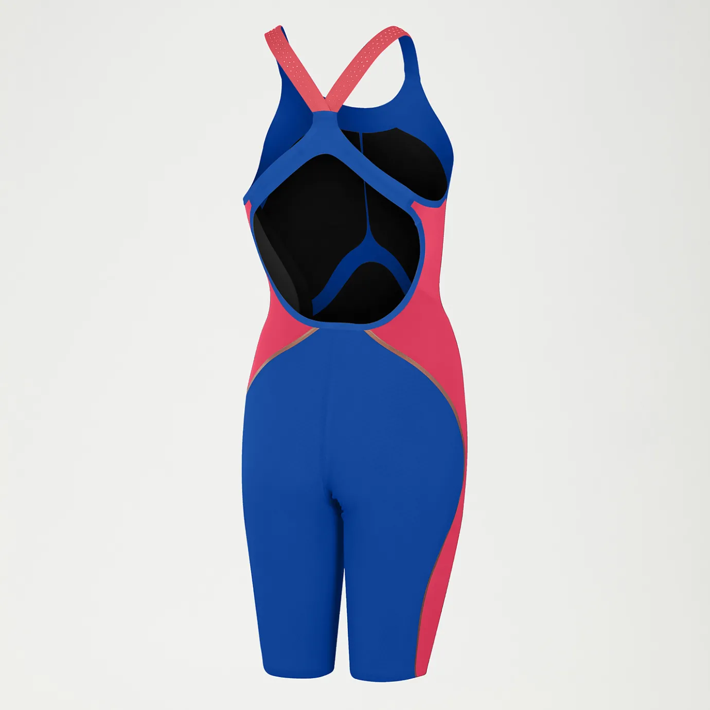 Womens Fastskin LZR Pure Intent Openback Kneeskin Blue/Red*Speedo Store