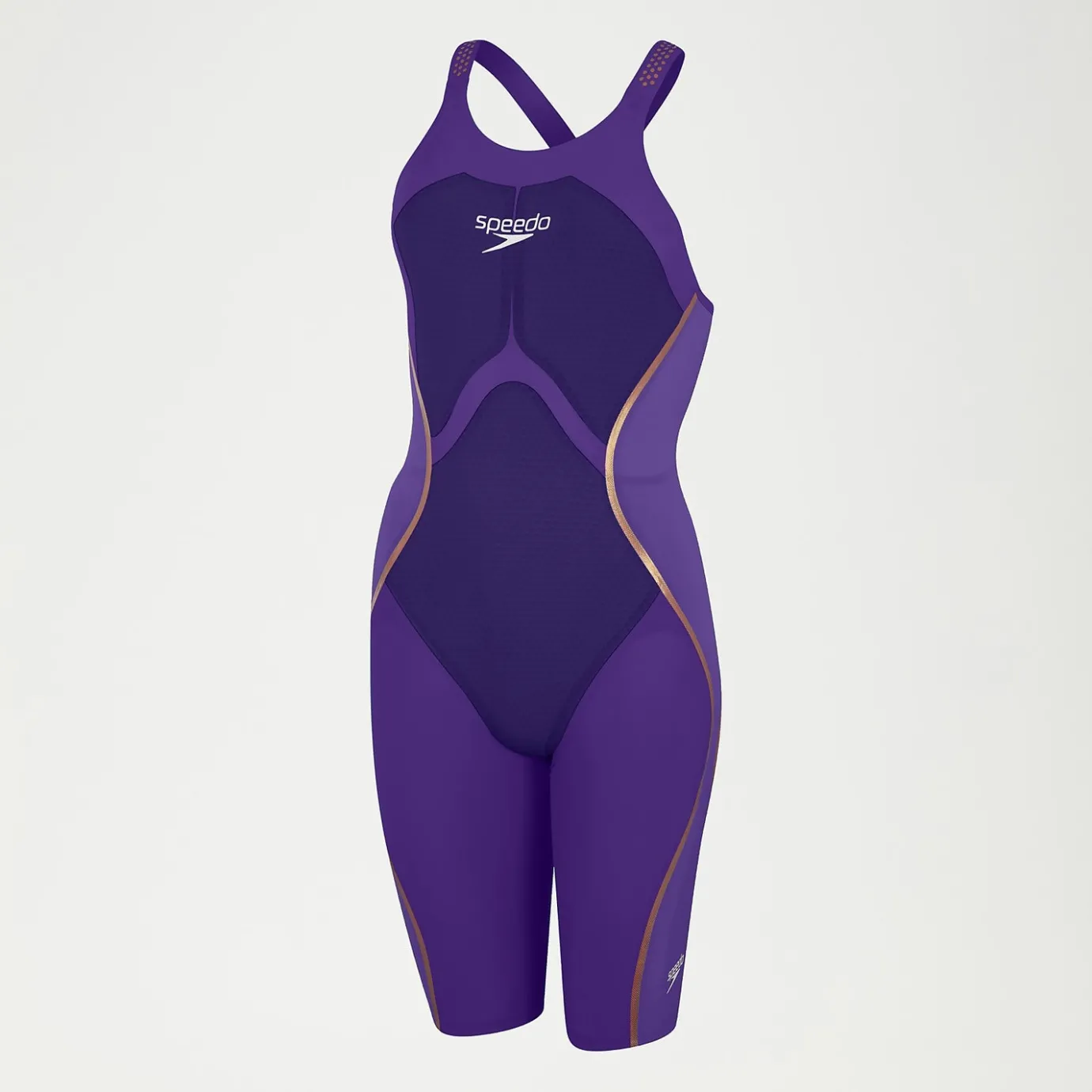 Womens Fastskin LZR Pure Intent Openback Kneeskin Violet*Speedo Cheap