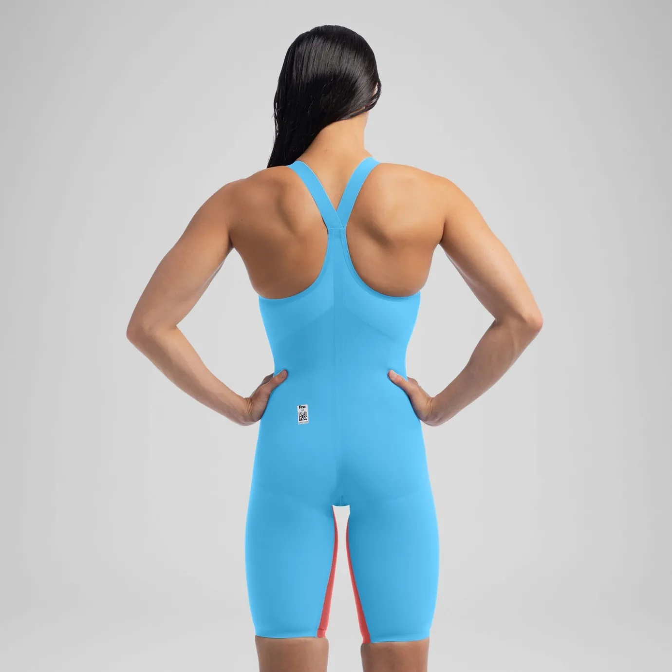 Women's Fastskin LZR Pure Valor 2.0 Closedback Kneeskin Blue/Red*Speedo Store