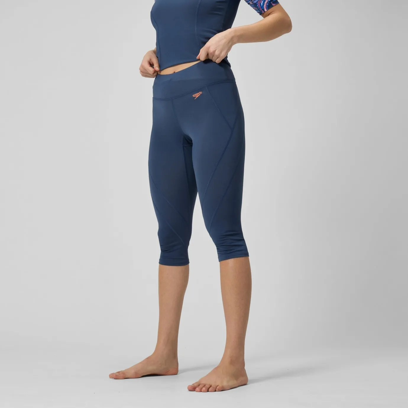 Women's Panel 3/4 Pant Navy*Speedo Clearance