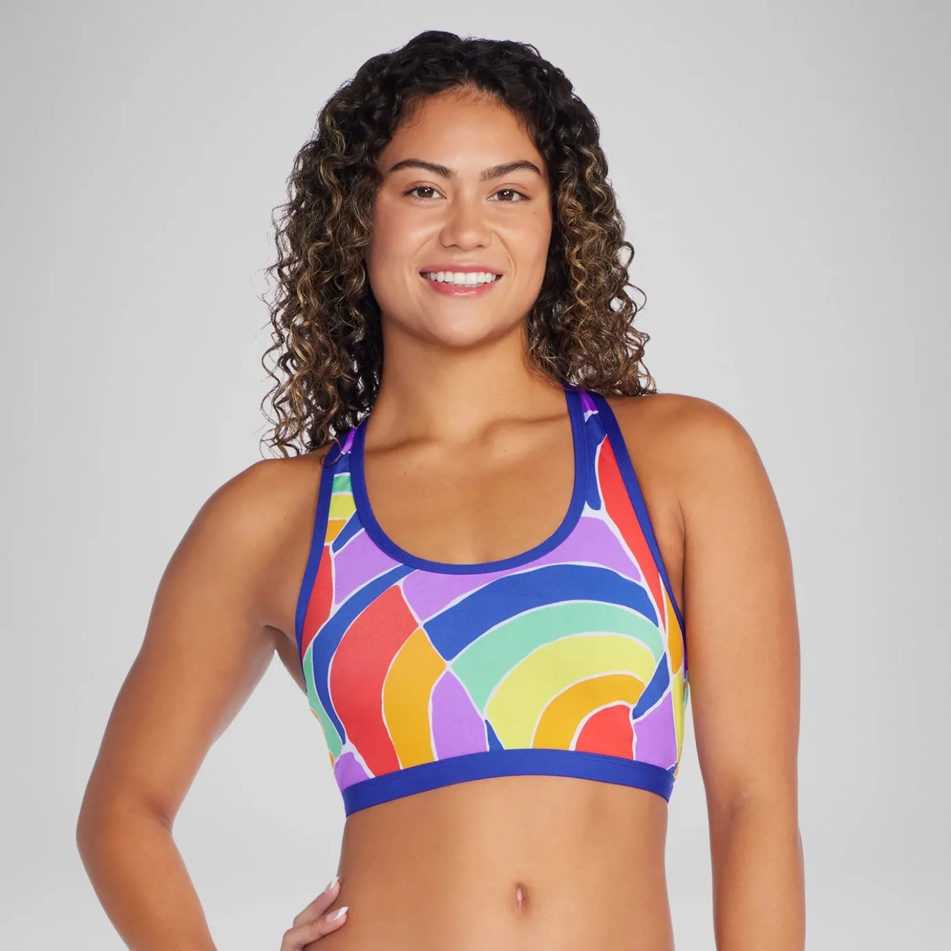 Women's Pride Printed Racerback Bikini Top Multi*Speedo Online