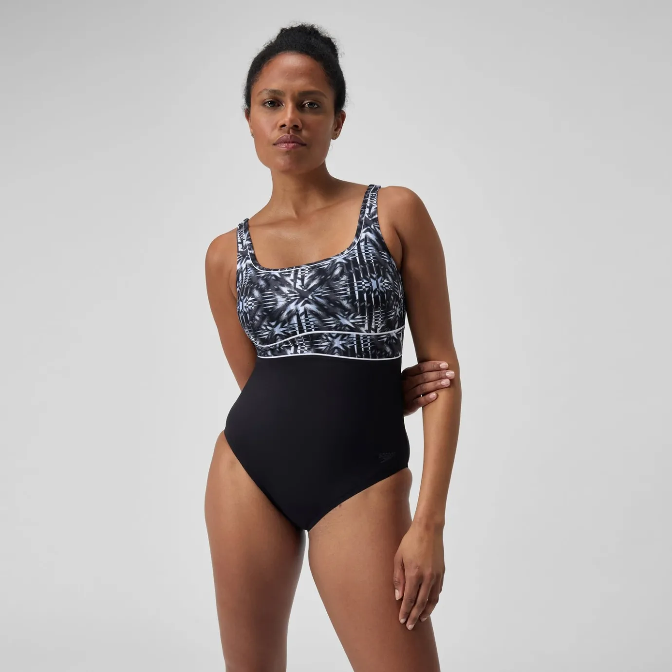 Women's Shaping Contour Eclipse Swimsuit Black/Grey*Speedo Store
