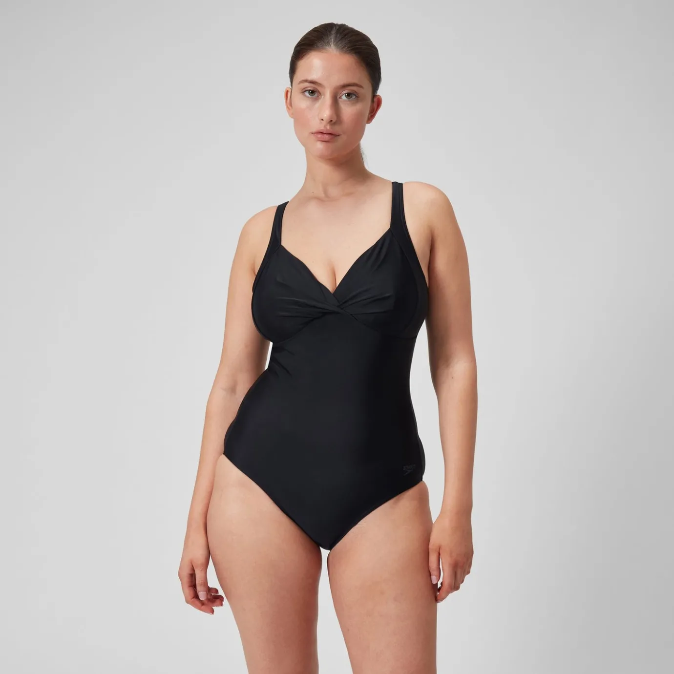 Women's Shaping Cross Knot Swimsuit Black*Speedo Sale