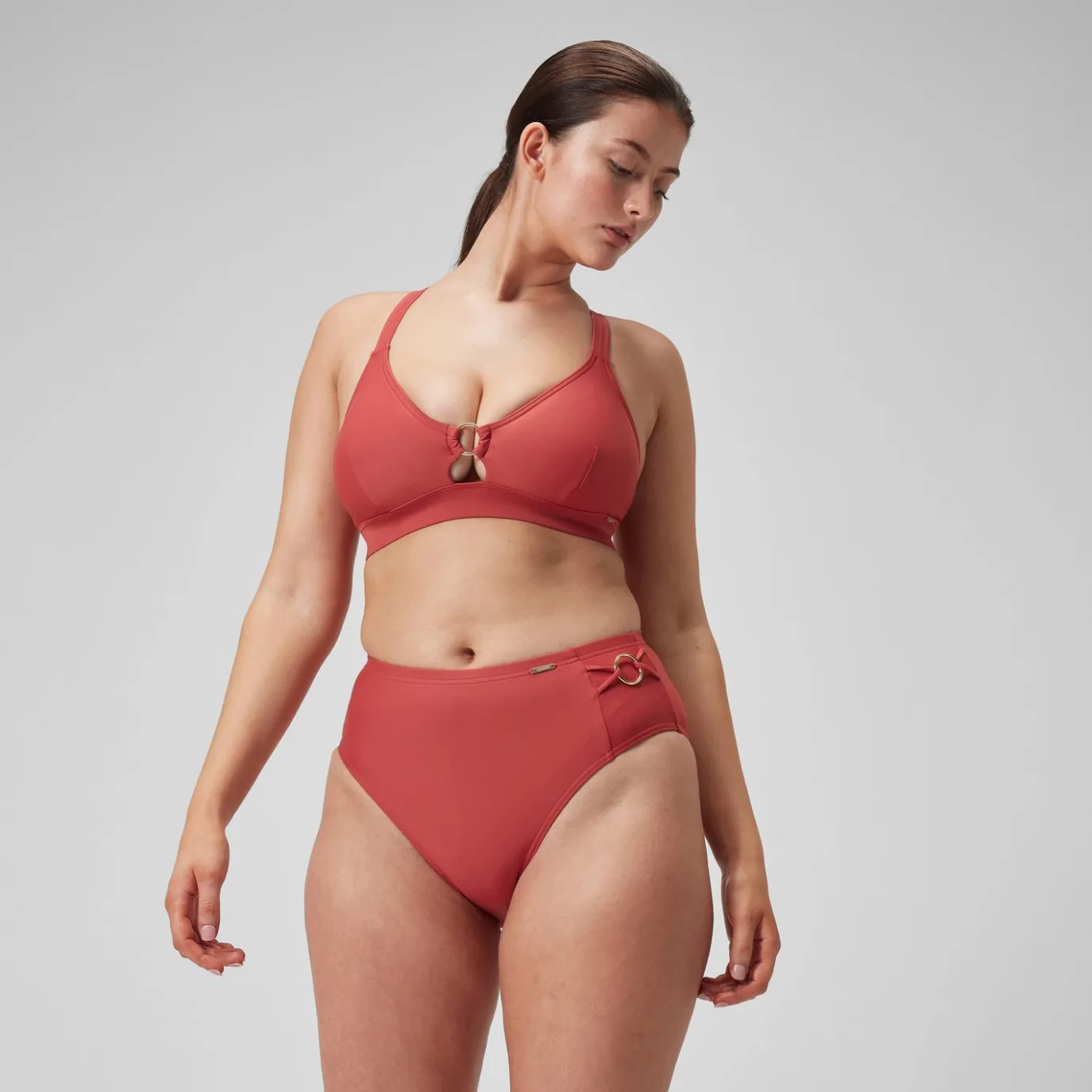 Women's Shaping Hi Waist Brief Red*Speedo Cheap