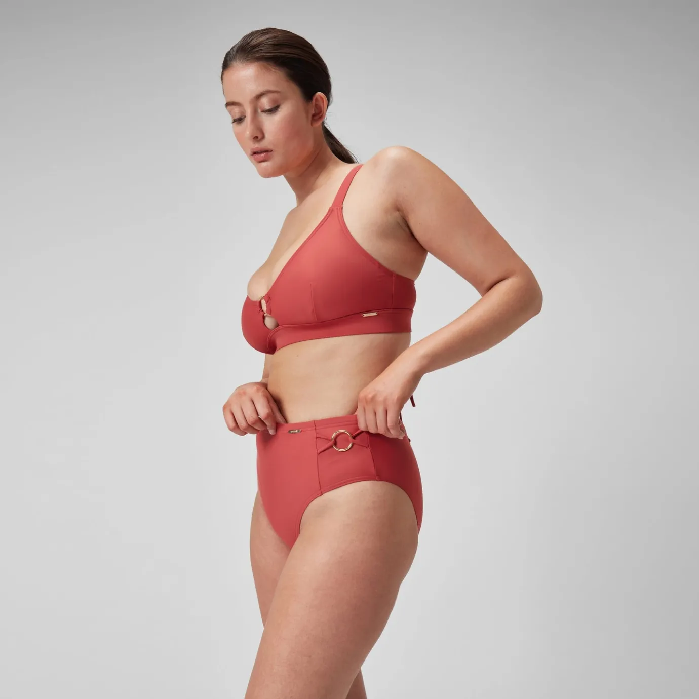 Women's Shaping Hi Waist Brief Red*Speedo Cheap