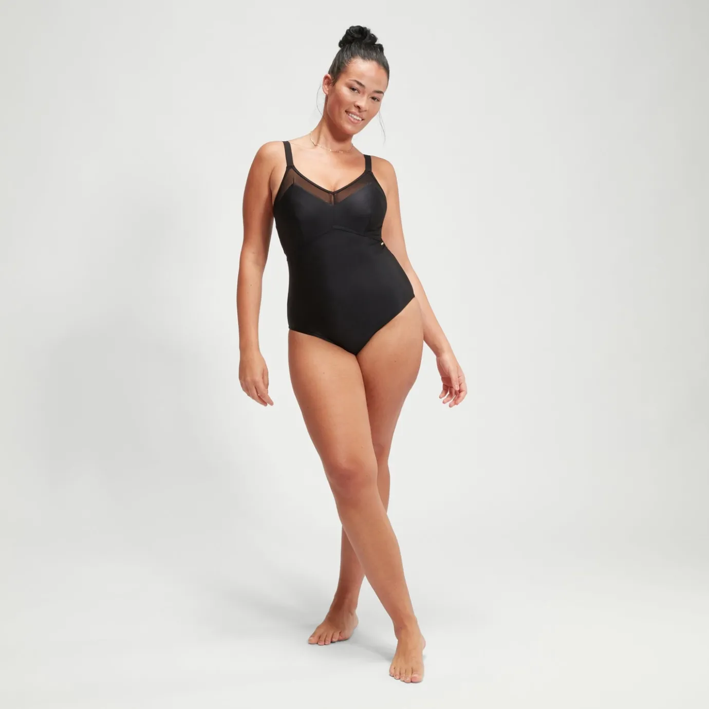 Women's Shaping LuniaGlow Swimsuit Black*Speedo Best Sale