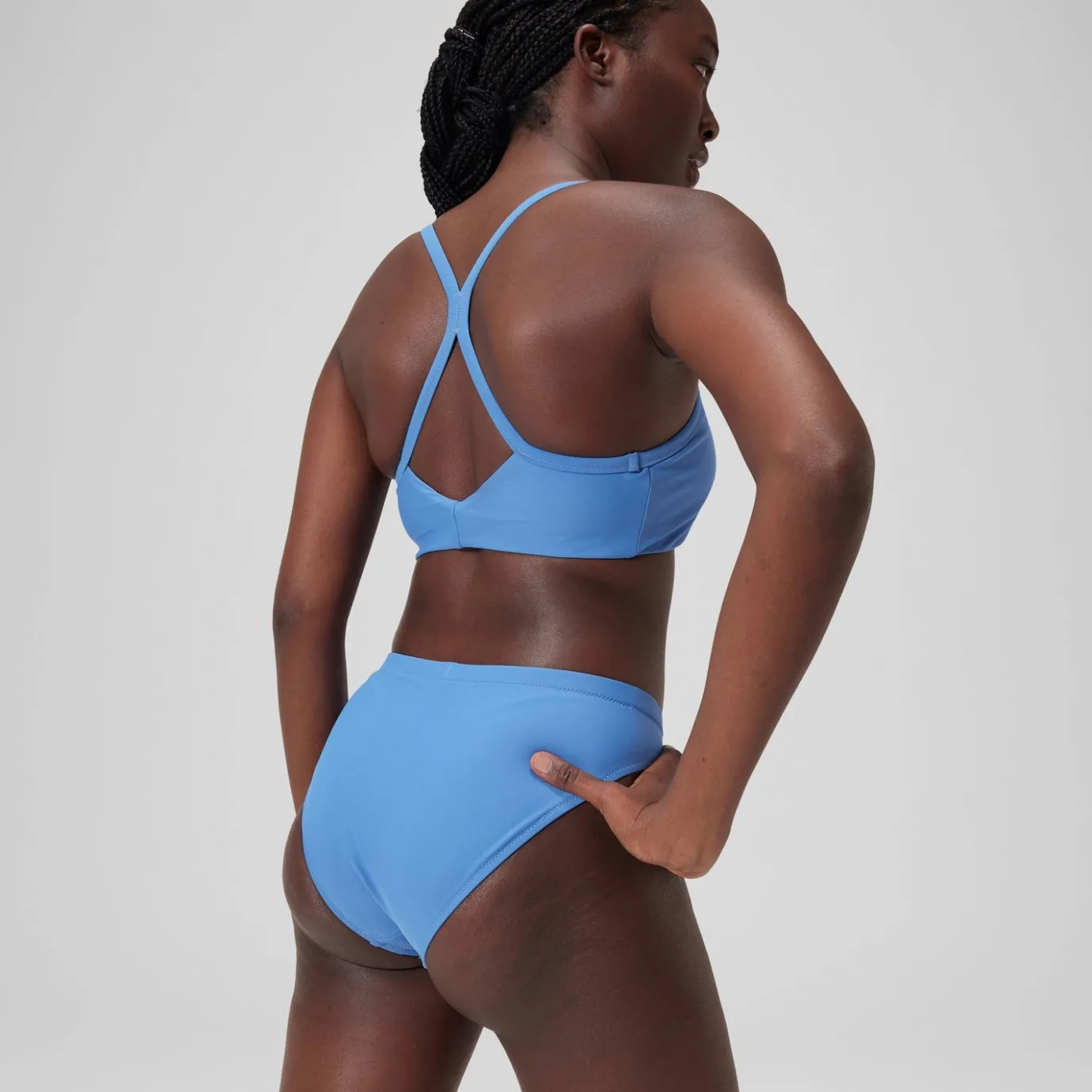 Women's Solid Classic Bikini Bottom Blue*Speedo Discount